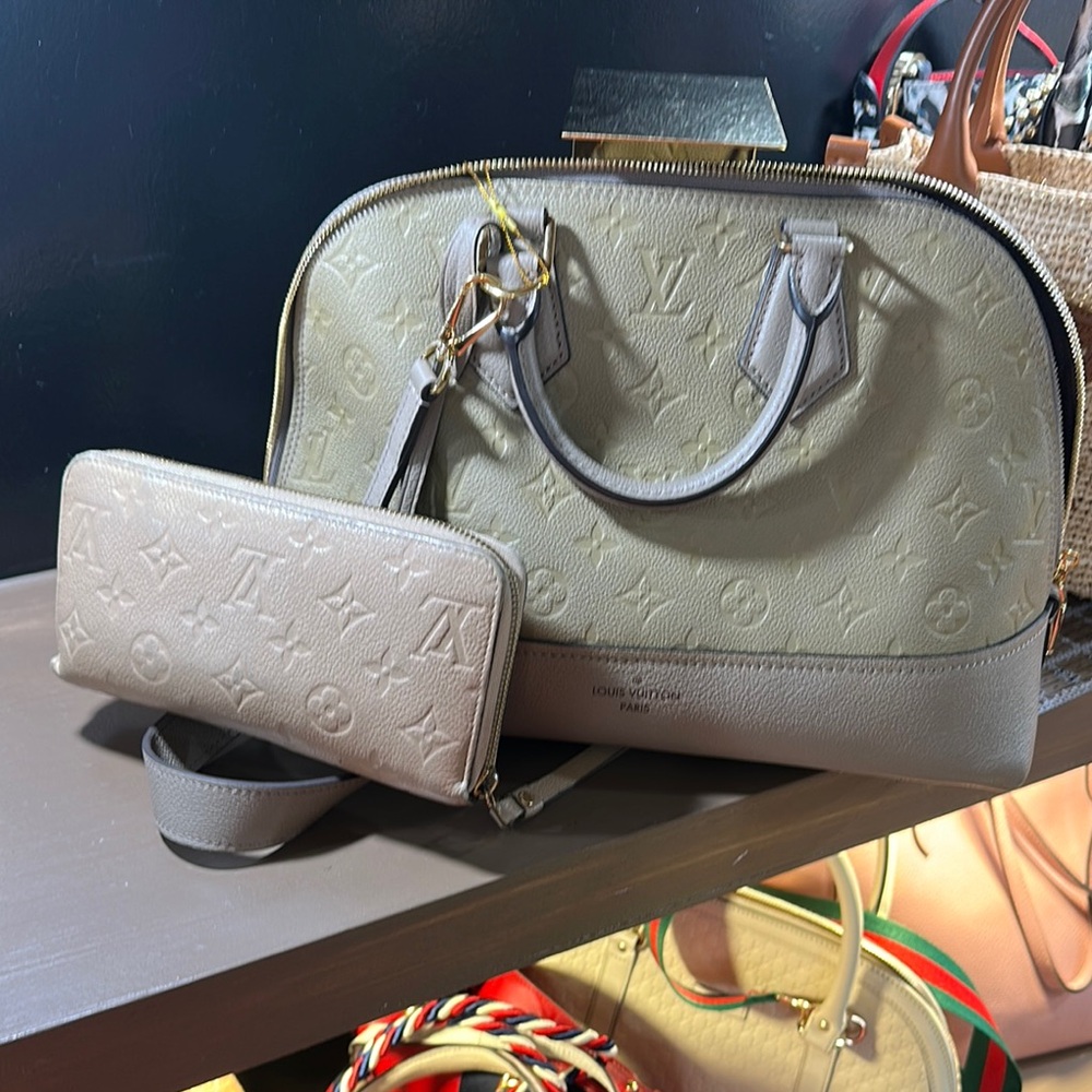 Louis Vuitton Tan Satchel Bag